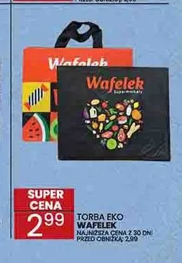 Torba ekologiczna Wafelek promocja w Wafelek