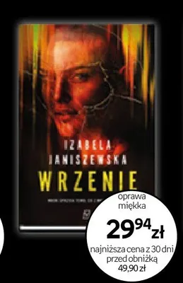 Książka Wrzenie Izabela Janiszewska oprawa miękka promocja w Empik