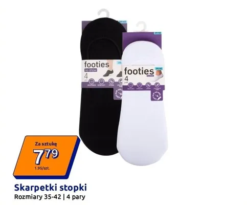 Skarpetki stopki 4 pary różne warianty promocja w Action