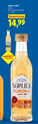 Likier Soplica Gorzka promocja w Lidl