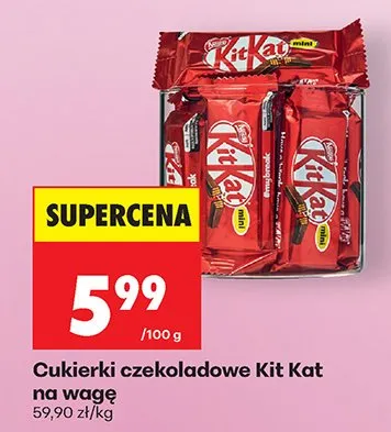Cukierki czekoladowe na wagę promocja w Biedronka