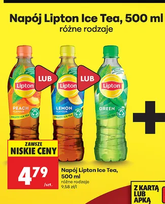 Napój Lipton Ice Tea Green promocja w Biedronka