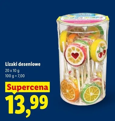 Lizaki deseniowe 20-pak promocja w Lidl