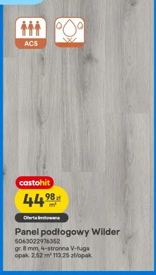 Panel podłogowy Wilder 8 mm AC5 promocja w Castorama