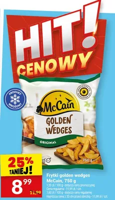 Frytki golden wedges promocja w Twój Market