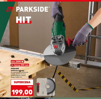 Szlifierka kątowa Parkside promocja w Kaufland