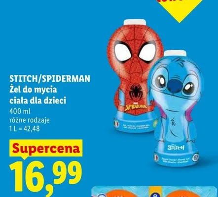 Żel do mycia ciała dla dzieci Stitch promocja w Lidl