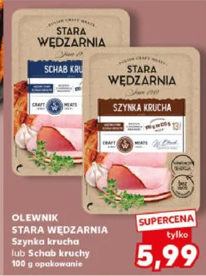 Szynka krucha 100g opakowanie promocja w Kaufland