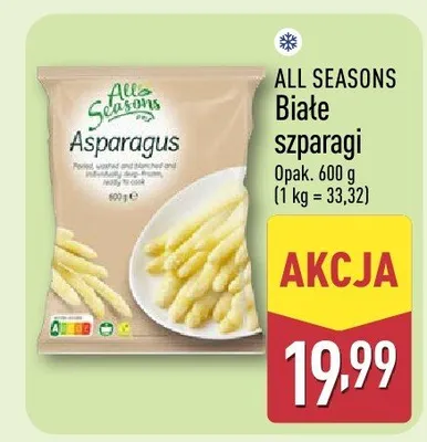 Białe szparagi promocja w Aldi