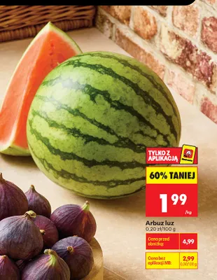 Arbuz luz promocja w Biedronka