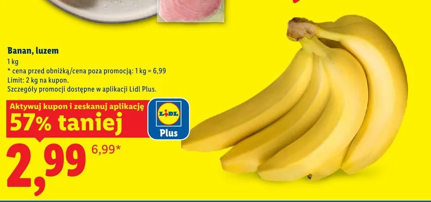 Banan luzem promocja w Lidl