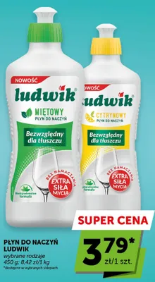 Płyn do naczyń Ludwik cytrynowy promocja w Euro Sklep
