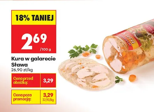 Kura w galarecie Sława promocja w Biedronka