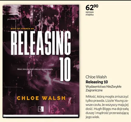 Książka Releasing 10 Chloe Walsh oprawa miękka promocja w Empik