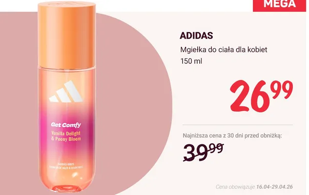 Mgiełka do ciała dla kobiet promocja w Rossmann