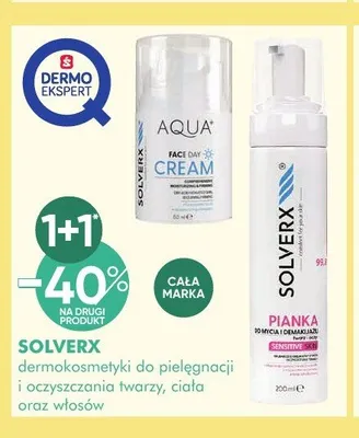 Krem do twarzy Solverx Aqua Face Day Cream promocja w Super-Pharm