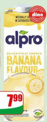 Napój sojowy bananowy Alpro promocja w Dino