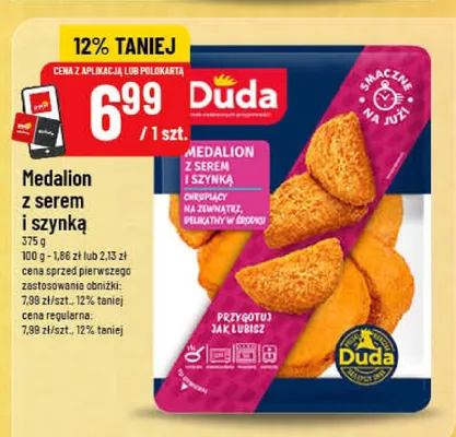 Medalion z serem i szynką Duda promocja w POLOmarket