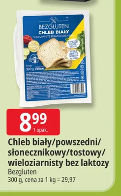 Chleb tostowy bez laktozy Bezgluten promocja w Leclerc