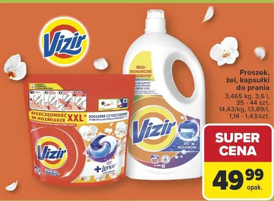 Proszek, żel, kapsułki do prania promocja w Carrefour Market