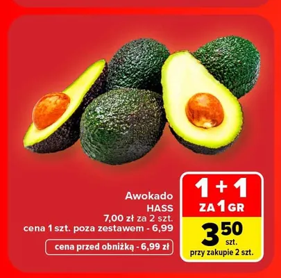 Awokado Hass promocja w Carrefour