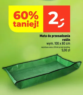 Mata do przesadzania roślin 100x80 cm promocja w Dealz