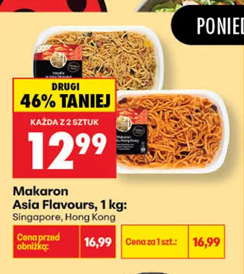 Makaron Asia Flavours Singapore promocja w Biedronka