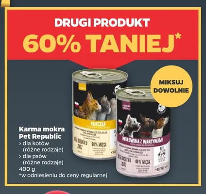 Karma mokra dla kotów Pet Republic promocja w Netto