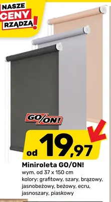 Miniroleta GO/ON! grafitowa promocja w Bricomarche
