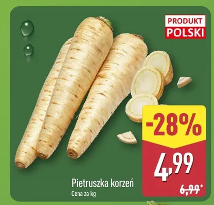 Pietruszka korzeń promocja w Aldi