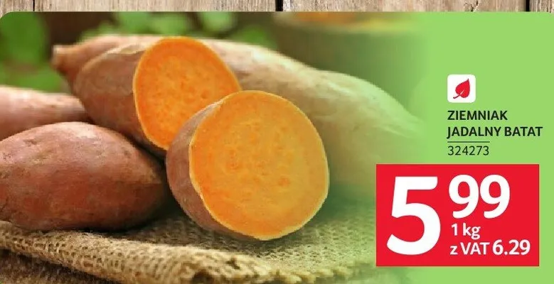 Ziemniak jadalny batат promocja w Selgros