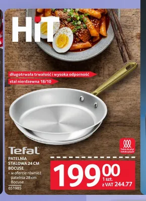 Patelnia stalowa Tefal Bocuse 24 cm promocja w Selgros
