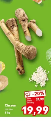 Chrzan luzem promocja w Kaufland
