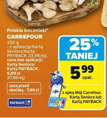 Polskie boczniaki CARREFOUR promocja w Carrefour