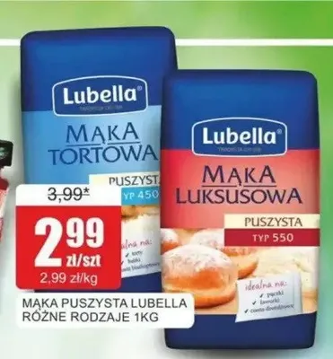 Mąka puszysta Lubella promocja w Bingo