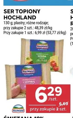 Ser topiony Hochland plastry promocja w Stokrotka