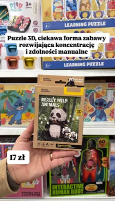 Puzzle 3D National Geographic Really Wild Animals Giant Panda promocja w Pepco