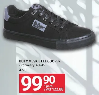Buty męskie LEE COOPER rozmiary 40-45 promocja w Selgros
