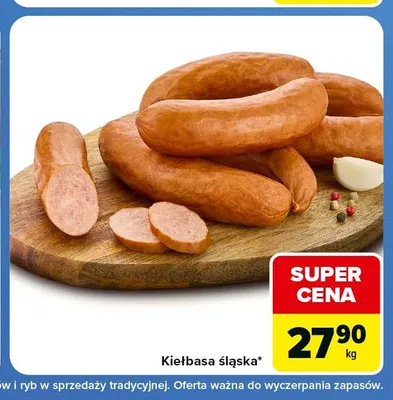 Kiełbasa śląska promocja w Carrefour Market
