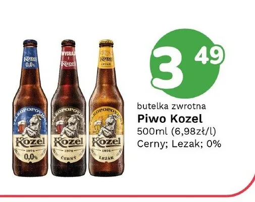 Piwo bezalkoholowe Kozel promocja w Limonka