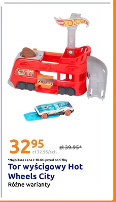 Tor wyścigowy Hot Wheels City promocja w Action