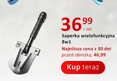 Saperka wielofunkcyjna 8w1 promocja w Poczta Polska