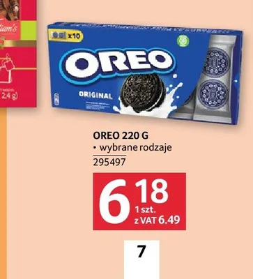 Ciastka Oreo Original promocja w Selgros