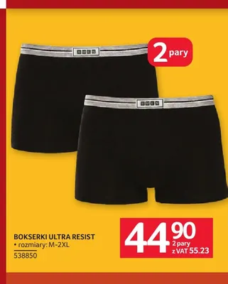 Bokserki Ultra Resist 2-pak promocja w Selgros