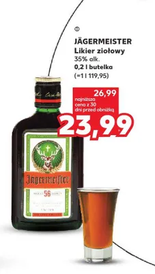 Likier ziołowy promocja w Kaufland