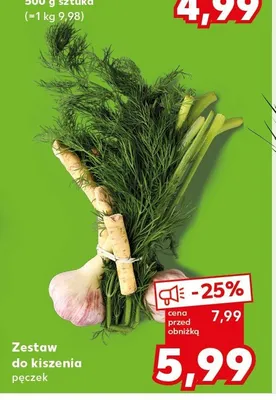 Zestaw do kiszenia promocja w Kaufland