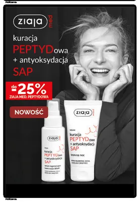 Kosmetyki kuracja peptydowa + antyoksydacja SAP Ziaja Med promocja w Ziko Dermo