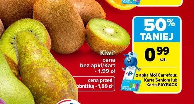 Kiwi promocja w Carrefour
