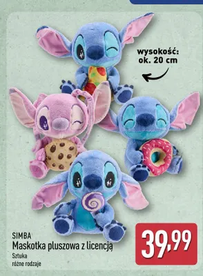 Maskotka pluszowa z licencją SIMBA 20cm promocja w Aldi