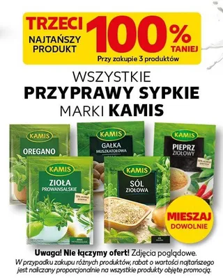 Przyprawy sypkie promocja w Kaufland